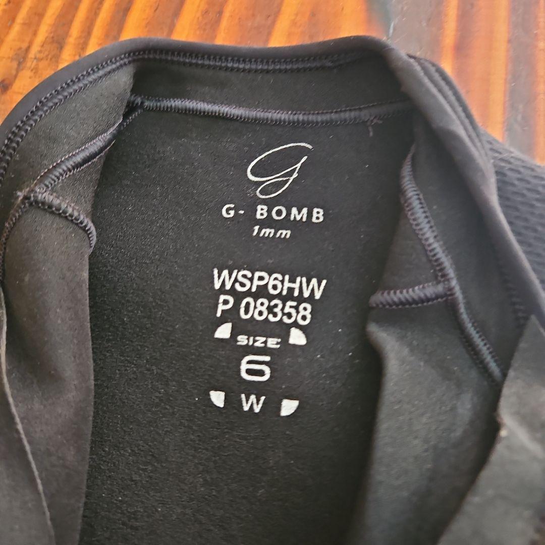 G-BOMB 1mm スプリングウェットスーツ 6W