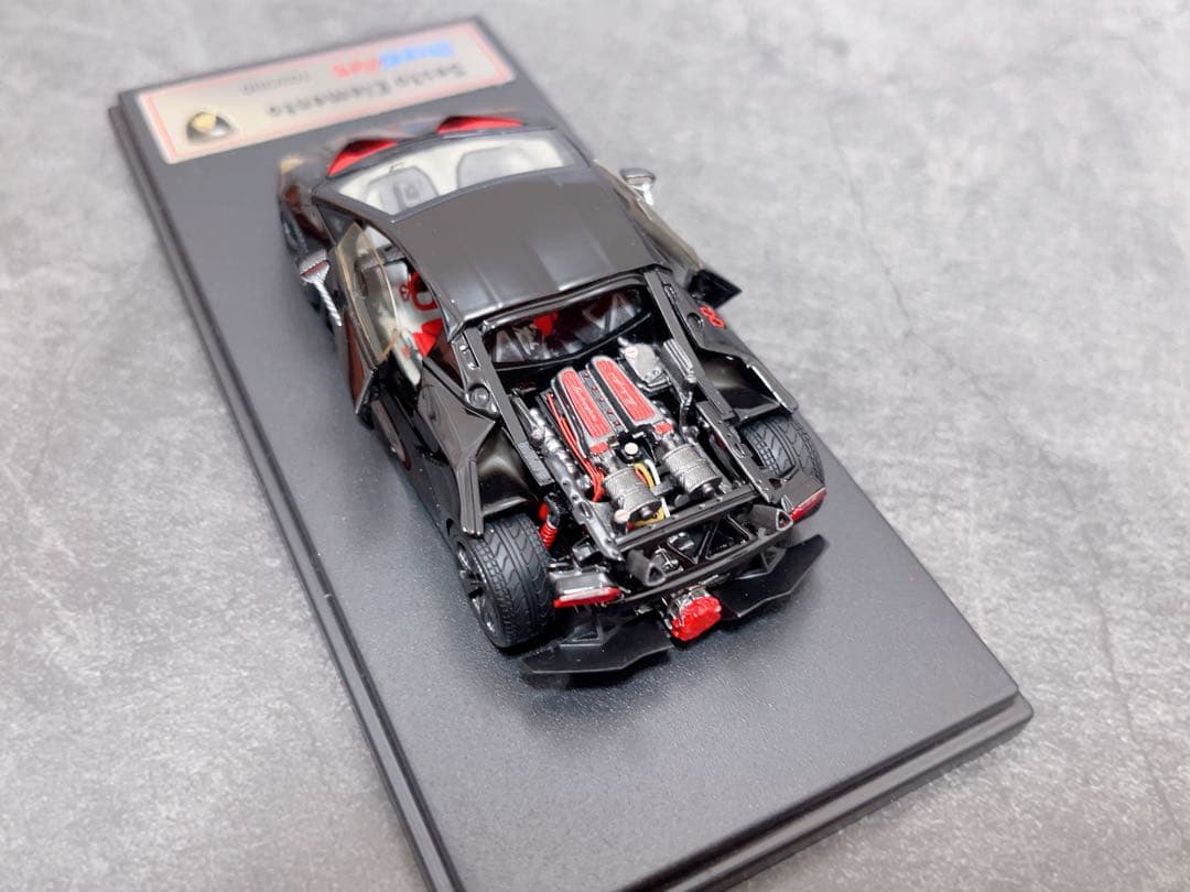1/43 ランボルギーニ セスト エレメント(ブラック)フル開閉モデル