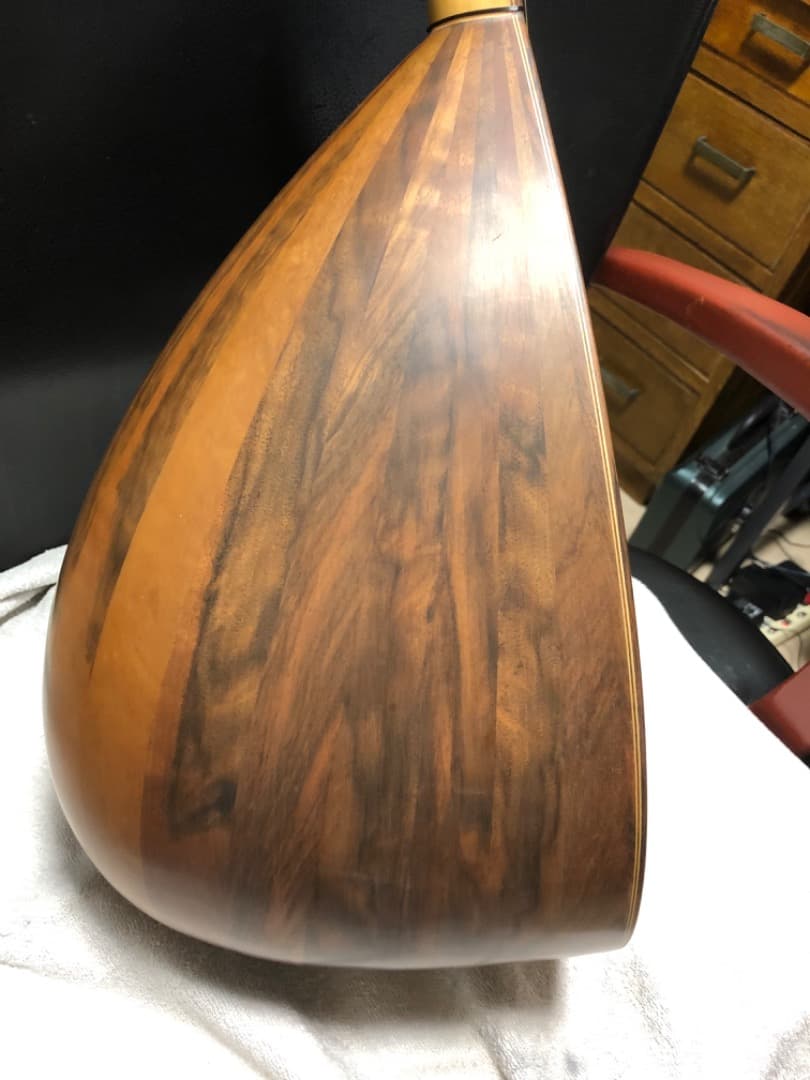 ト*ク様 トルコ製ショートスケール・バグラマ（サズ）＋ハードケース＆弦付き