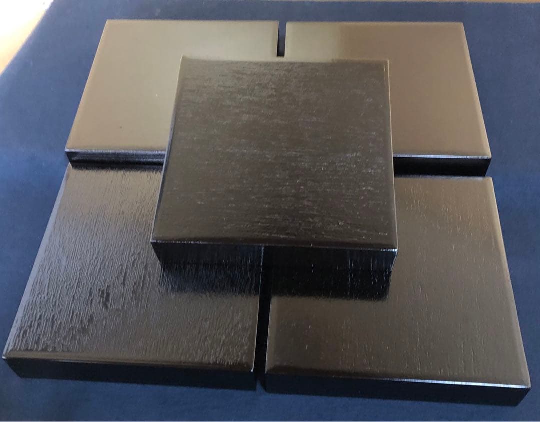 割引❗️《R》輪島塗 松花堂弁当5客 林漆器店 木箱 251218か1