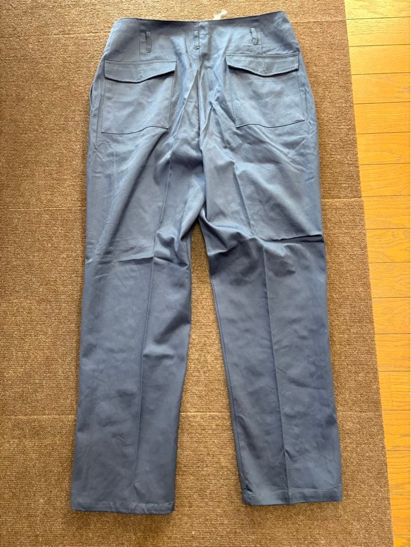 帽子付き　国鉄作業着　昭和41年　細形1号　上下セット