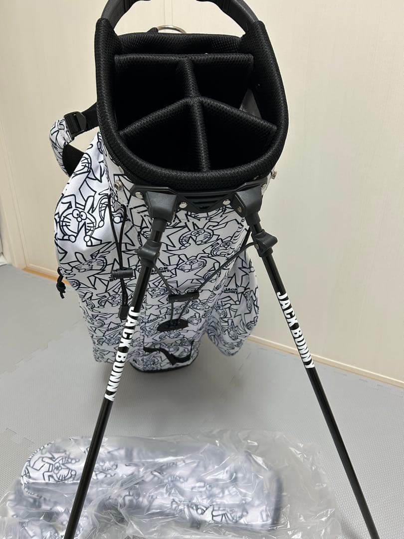 美品　JACK BUNNY ドラえもん　ゴルフバッグ　スタンド　キャディバッグ