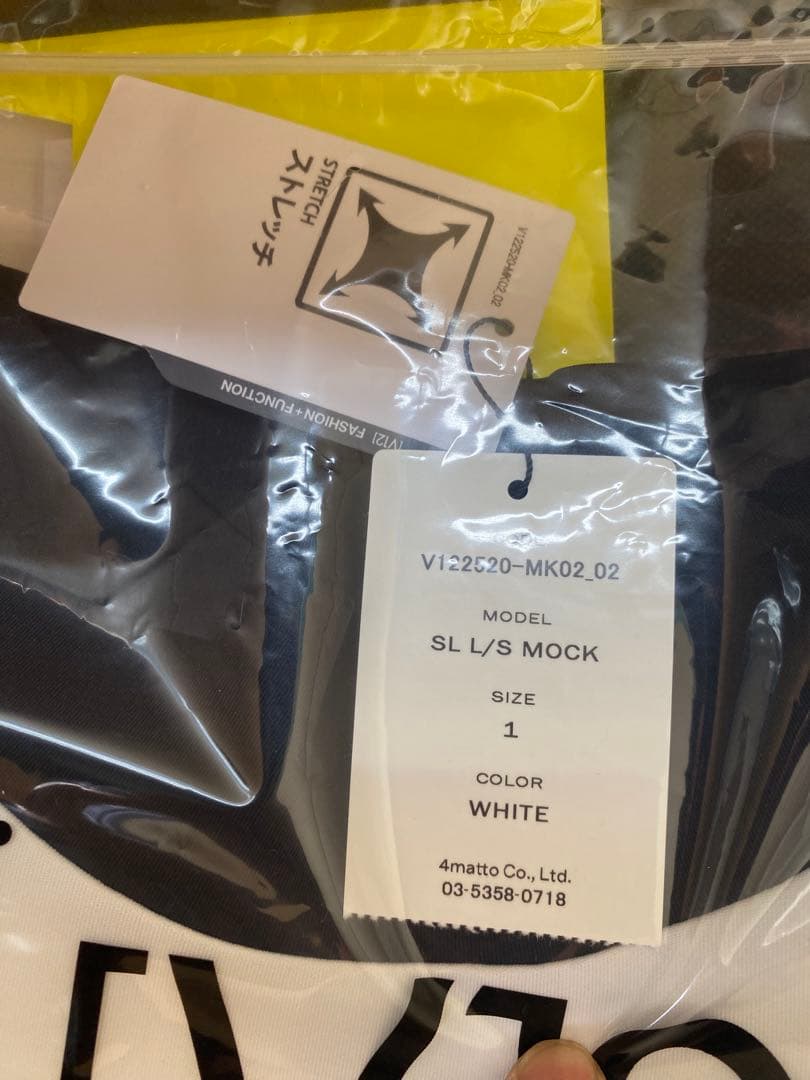 V12 ゴルフ　モックネック長袖　レディース　サイズ1