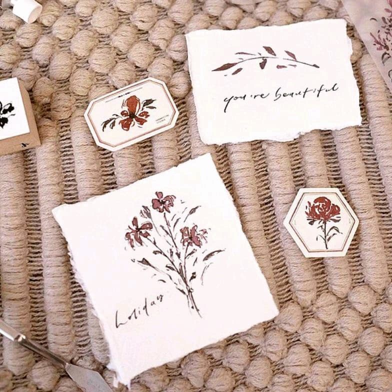 海外マステ ☆ floral ☆ jr.journal