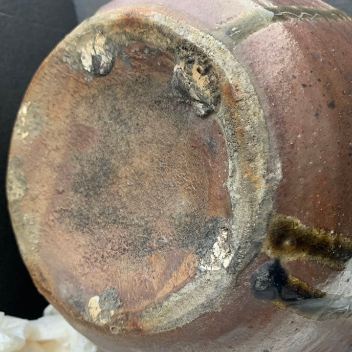 古丹波　丹波　古丹羽　丹羽焼　丹波立杭焼 流釉　花瓶　壷