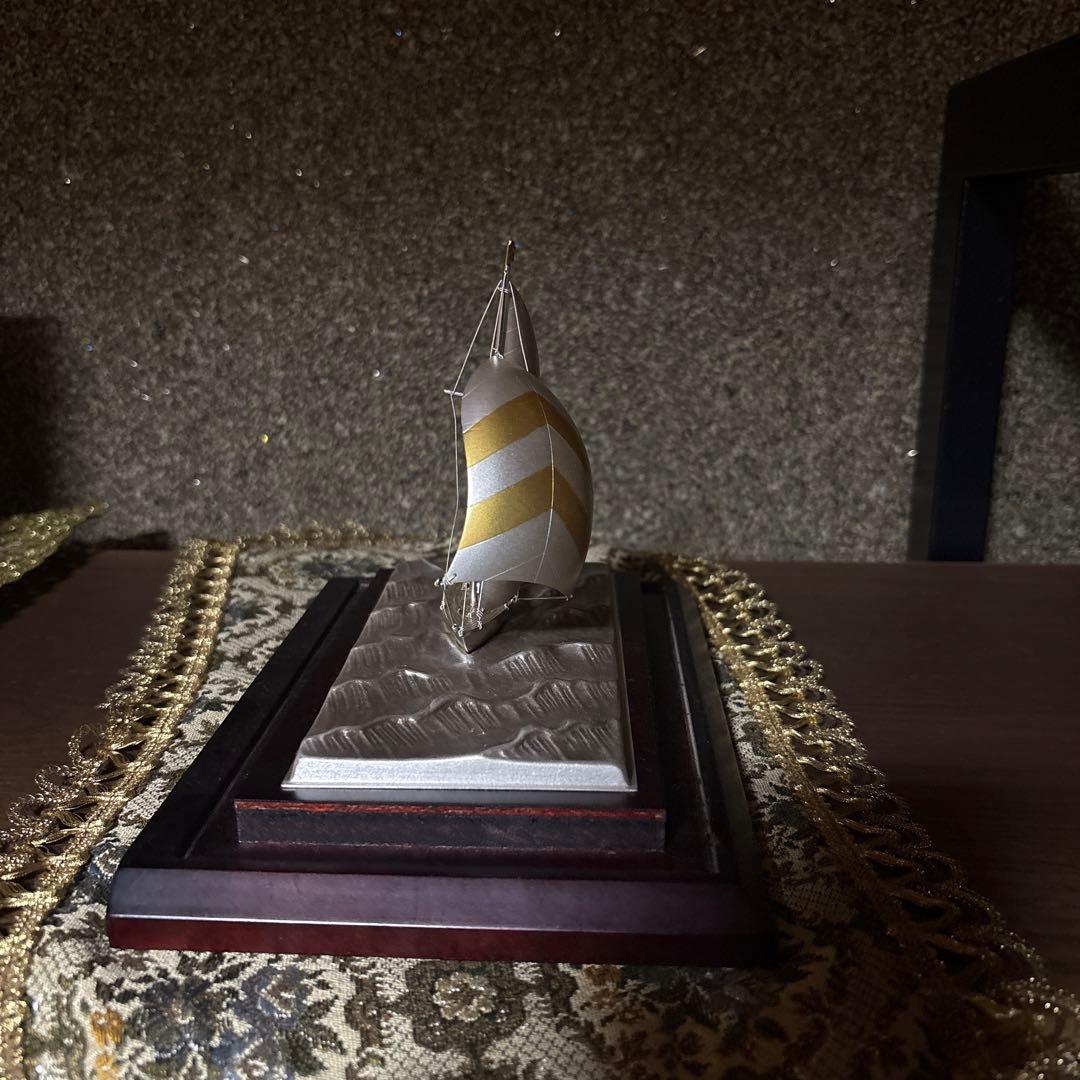 武比古 TAKEHIKO 銀製 置物 帆船 ヨット SILVER970 6号