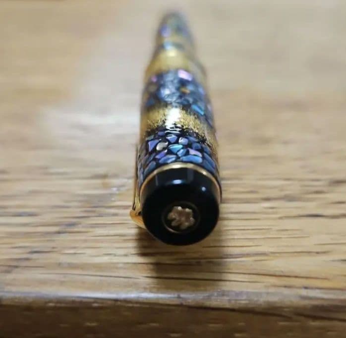 【超レア】セーラー万年筆 21K 内閣総理大臣特別慰労品 螺鈿蒔絵 桜流れ