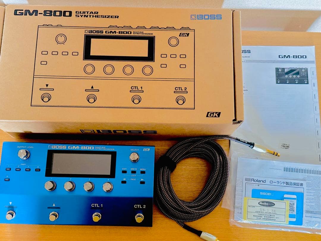 BOSS GM-800 + GK-5 + BGK-15 ギターシンセ