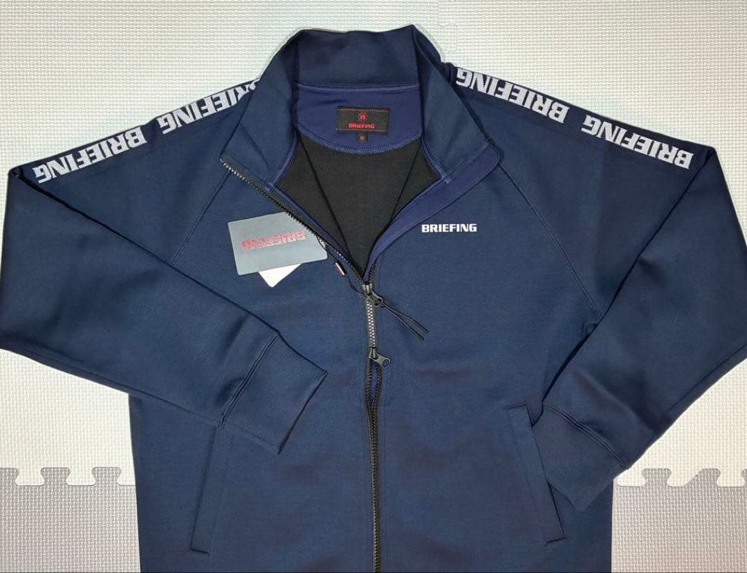 BRIEFING ウォーム サイドロゴライン ブルゾン（NAVY／M）
