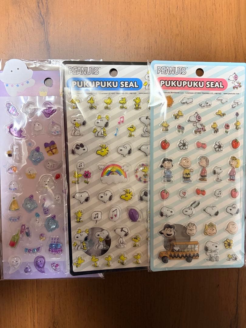 ボンボンドロップシール、ぷくぷくシール　13枚セット