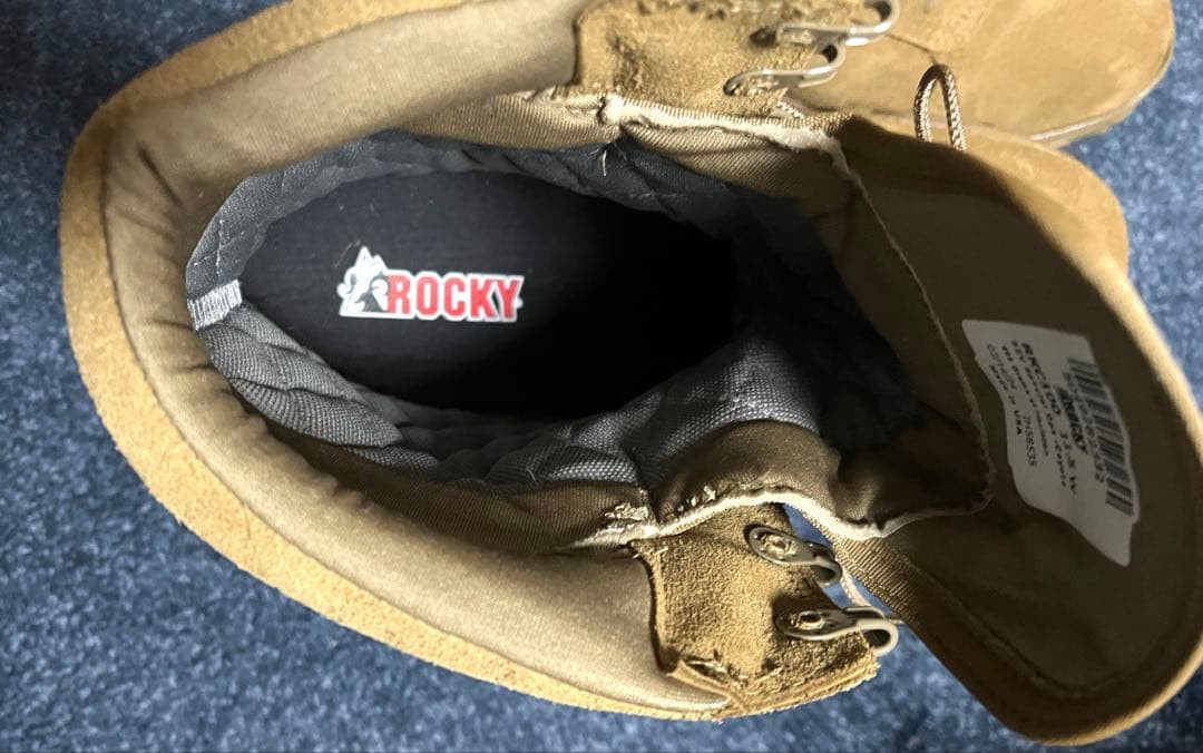 米軍実物 未使用 ROCKY タクティカルブーツ コヨーテ 実測28.5cm 位