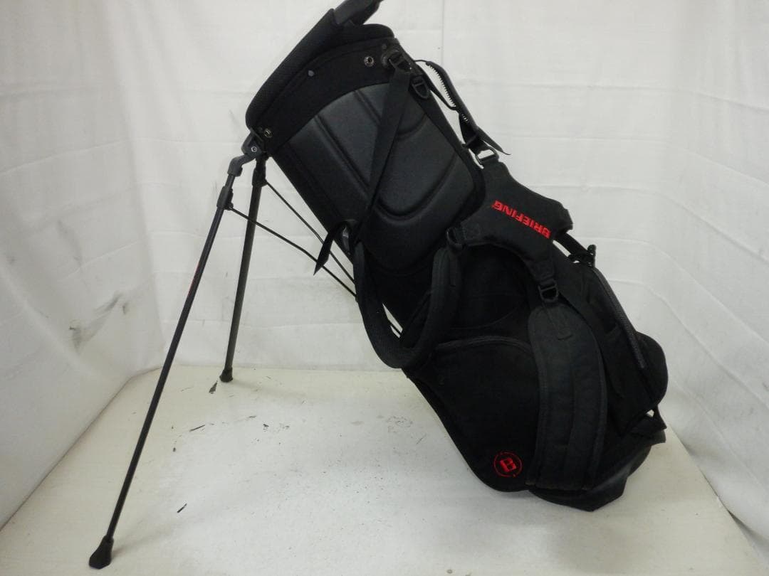 BRIEFING★CR-4 #02★ブリーフィング★美品★スタンド★BK×RED