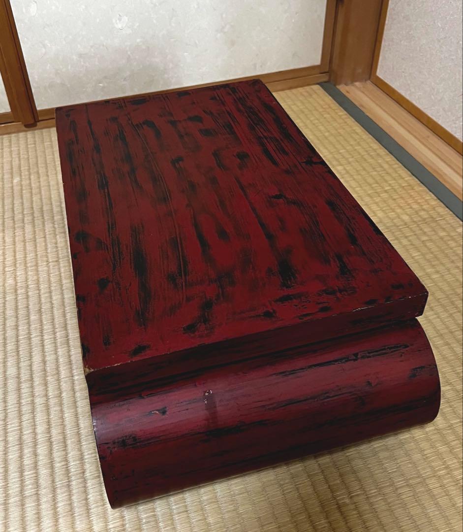 時代 根来 象嵌 螺鈿 巻き花台 香台 盆栽台 特価