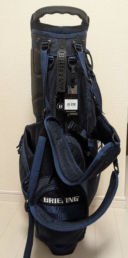【美品】BRIEFINGGOLF CR-4 #02 キャディバッグ ネイビー