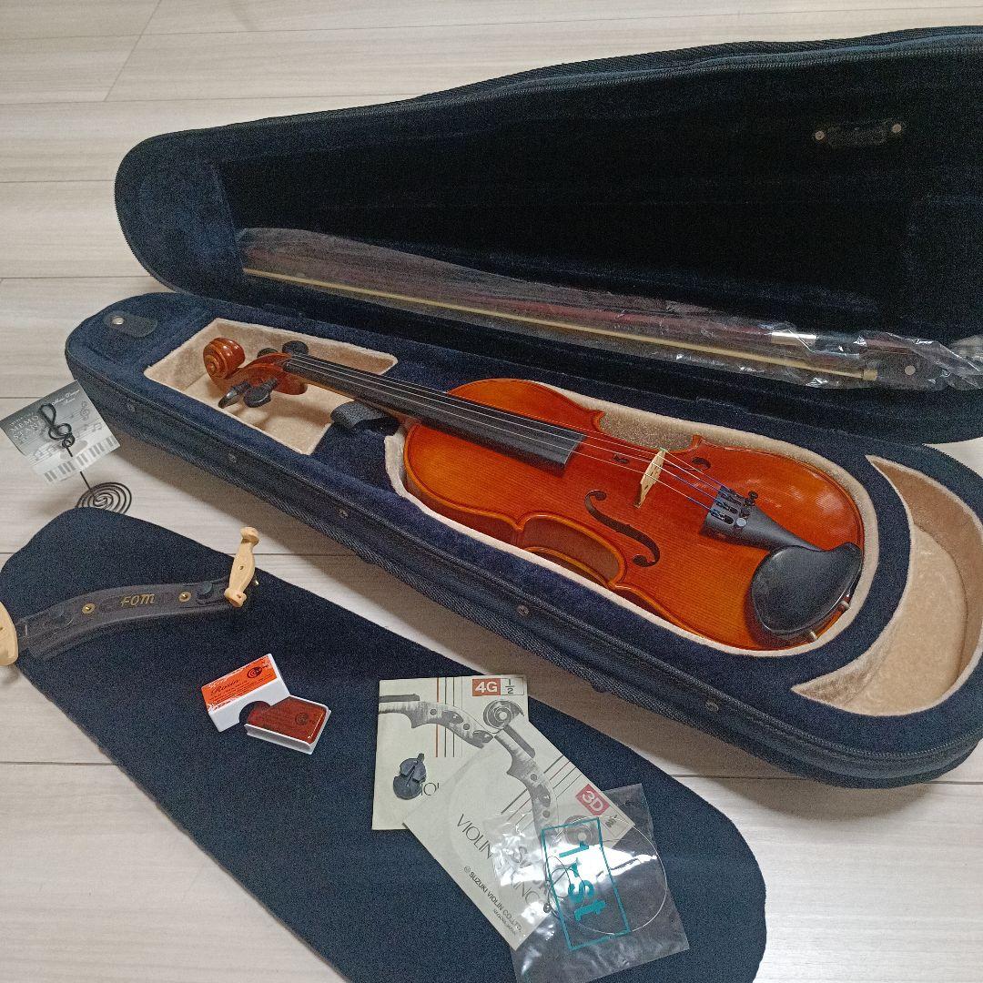 【美虎】SUZUKI バイオリン 1/4 NO.360 1980年【付属品多】