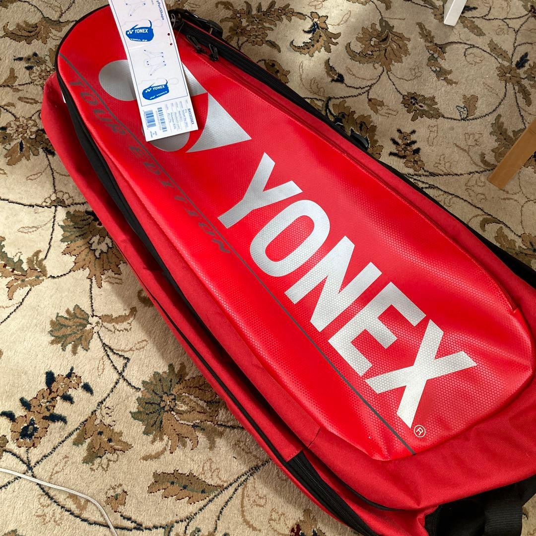 YONEX ツアーエディション バドミントンバッグ レッド