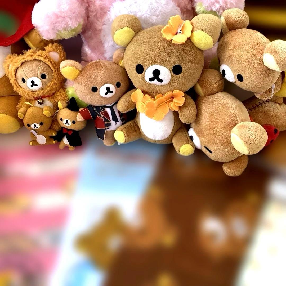 リラックマぬいぐるみ　ブランケット　ナフキン　クリアファイル　レトロ　まとめ売り