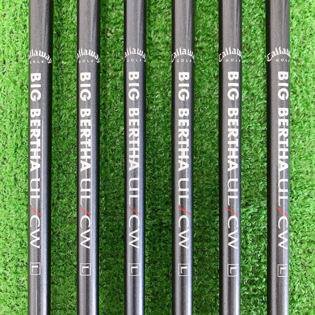 チ68★キャロウェイ ビッグバーサ 6本レディースアイアンセット L 女性用