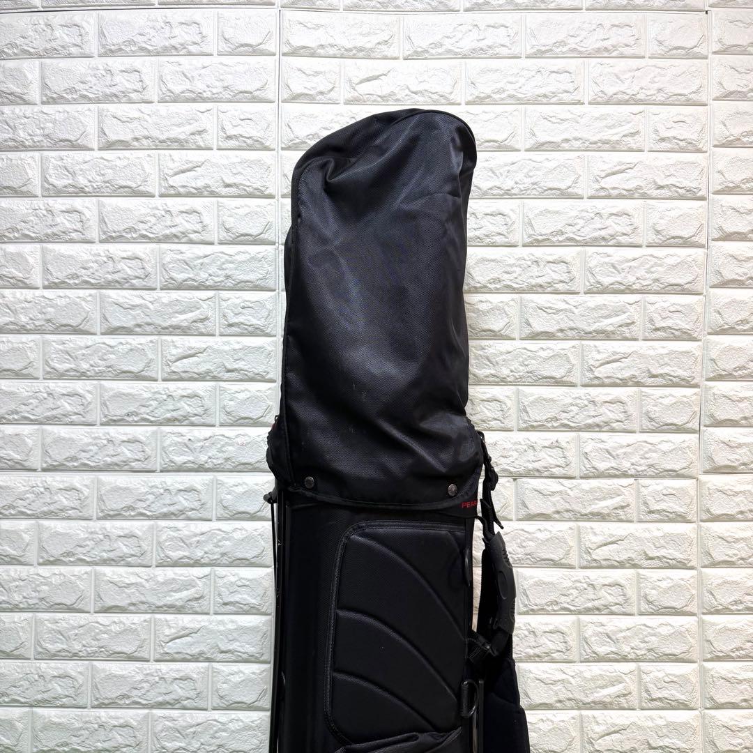 パーリーゲイツ　スタンド式　キャディーバッグ　黒　超軽量　収納多数　すぐ使える