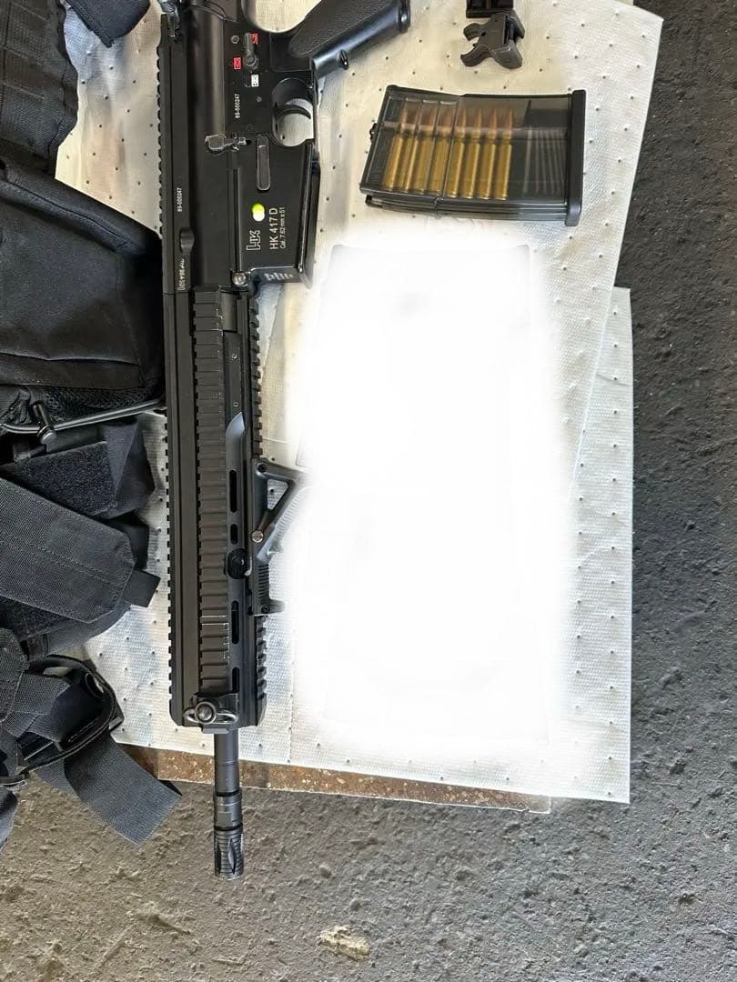 東京マルイ HK417 エアガン ブラック　ジャンク品