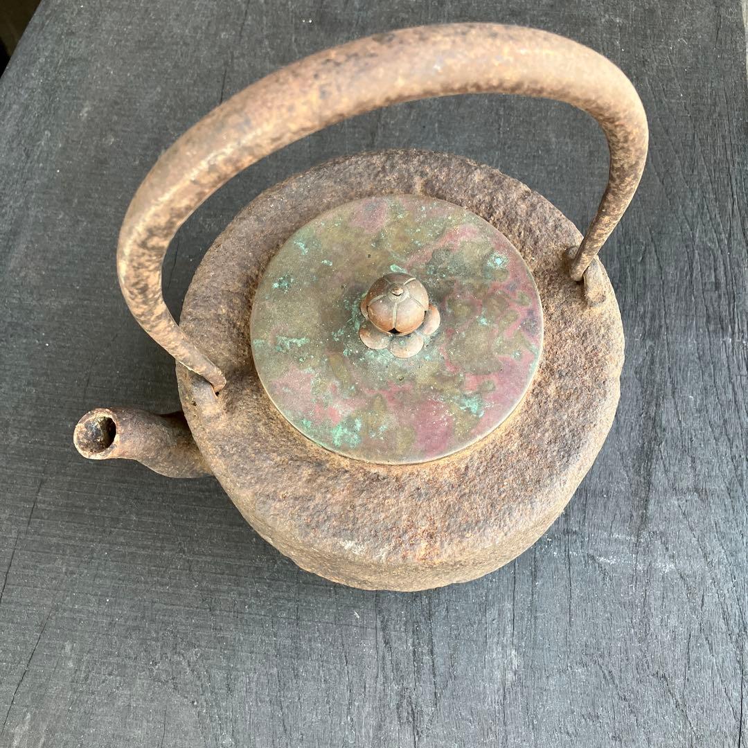 アンティーク　鉄瓶