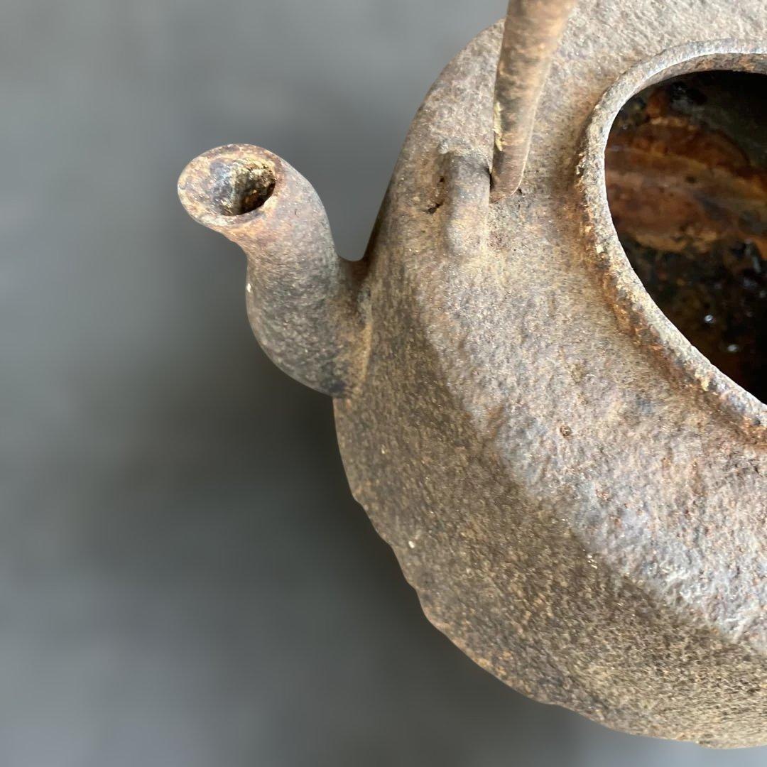 アンティーク　鉄瓶