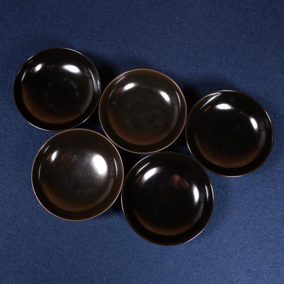 魯山人好の逸品 輪島塗日月椀 5客