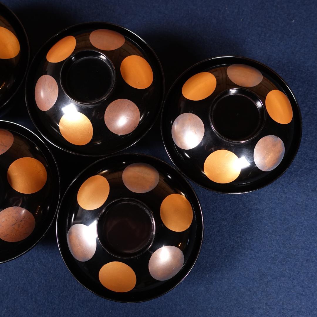 魯山人好の逸品 輪島塗日月椀 5客