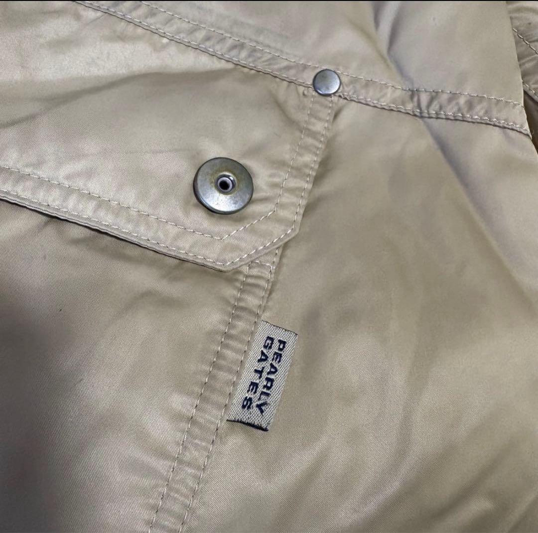 美品W80-84cmPEARLYGATES秋冬ウエスト伸縮7P3D撥水防風パンツ