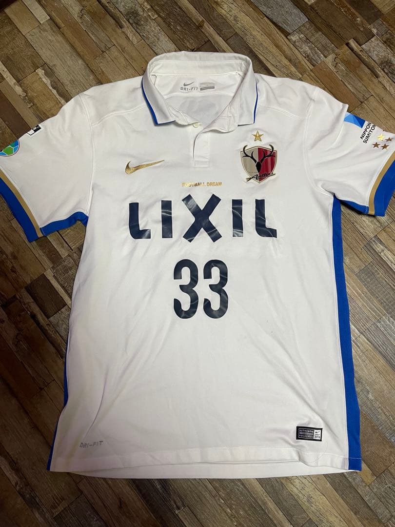 希少！鹿島アントラーズ2016年 2ndユニフォーム