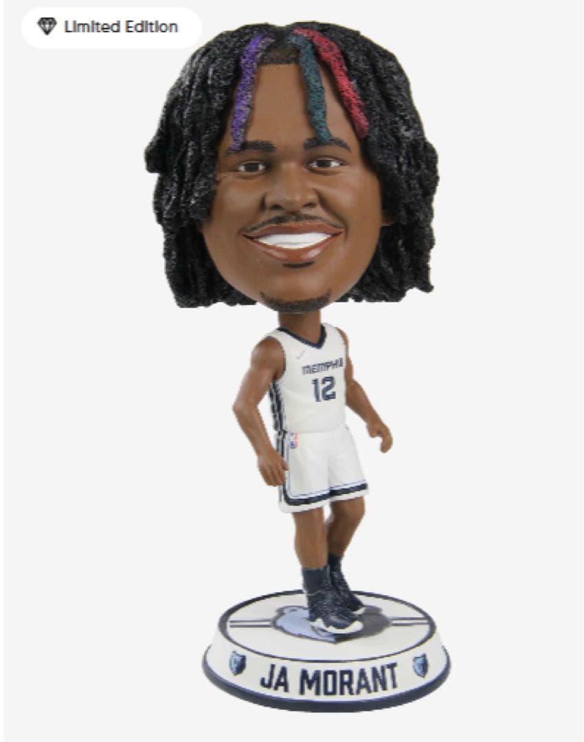 ジャ・モラント　メンフィス・グリズリーズ　ボブルヘッド