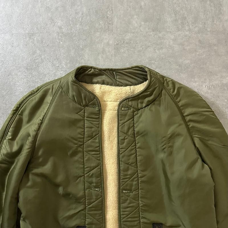 60s 米空軍 USAF ヴィンテージ ウールパイル ライナージャケット M-L