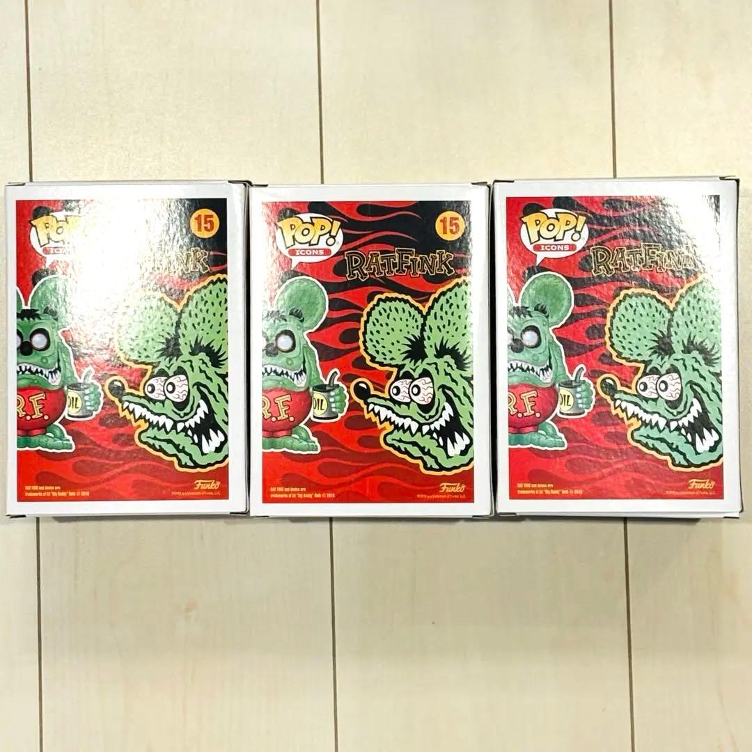 Funko Pop! Icons Rat Fink フィギュア 3体セット