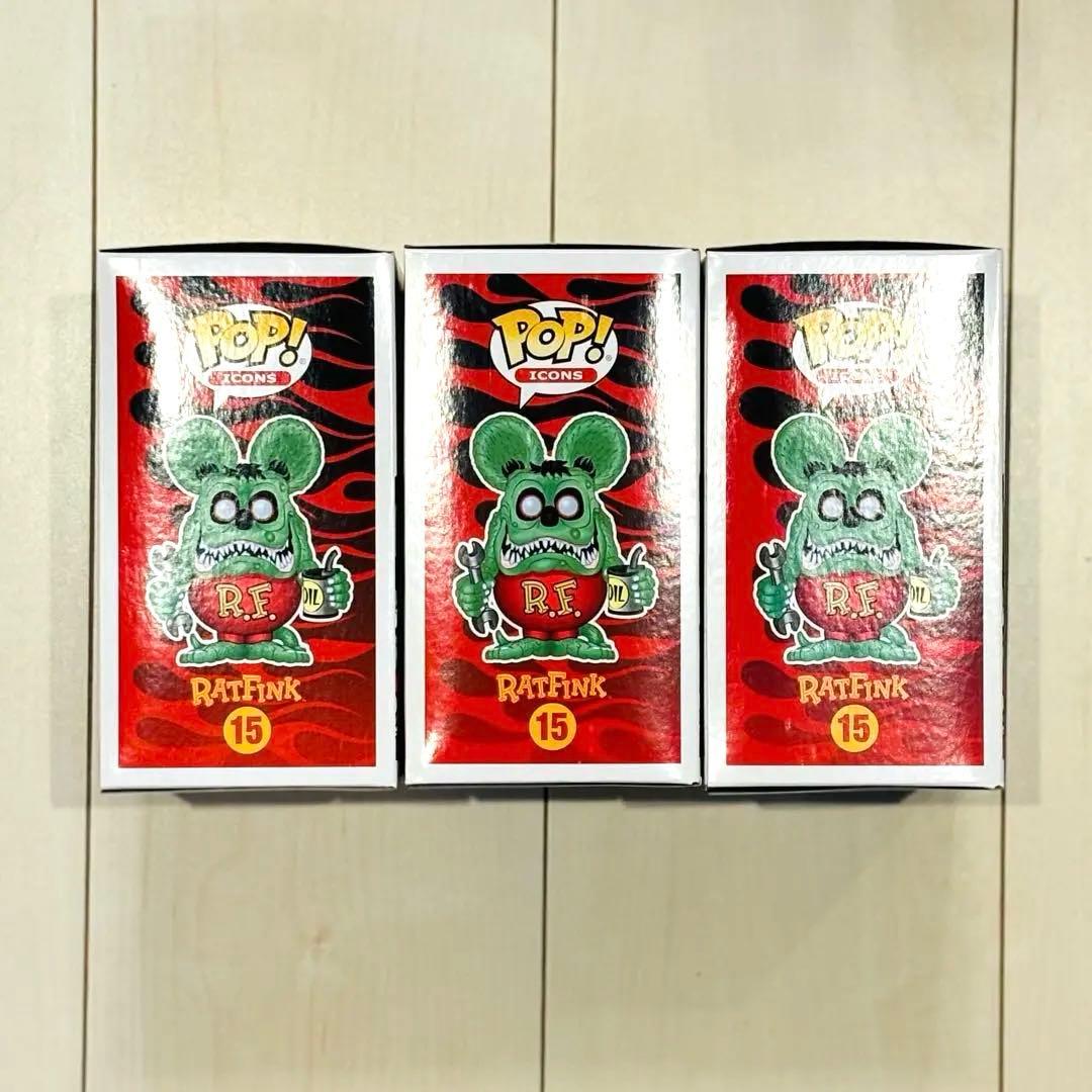 Funko Pop! Icons Rat Fink フィギュア 3体セット