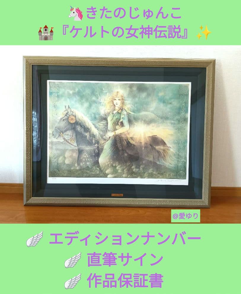 きたのじゅんこ♦『ケルトの女神伝説』⭐直筆サイン⭐シリアルナンバー⭐作品保証書
