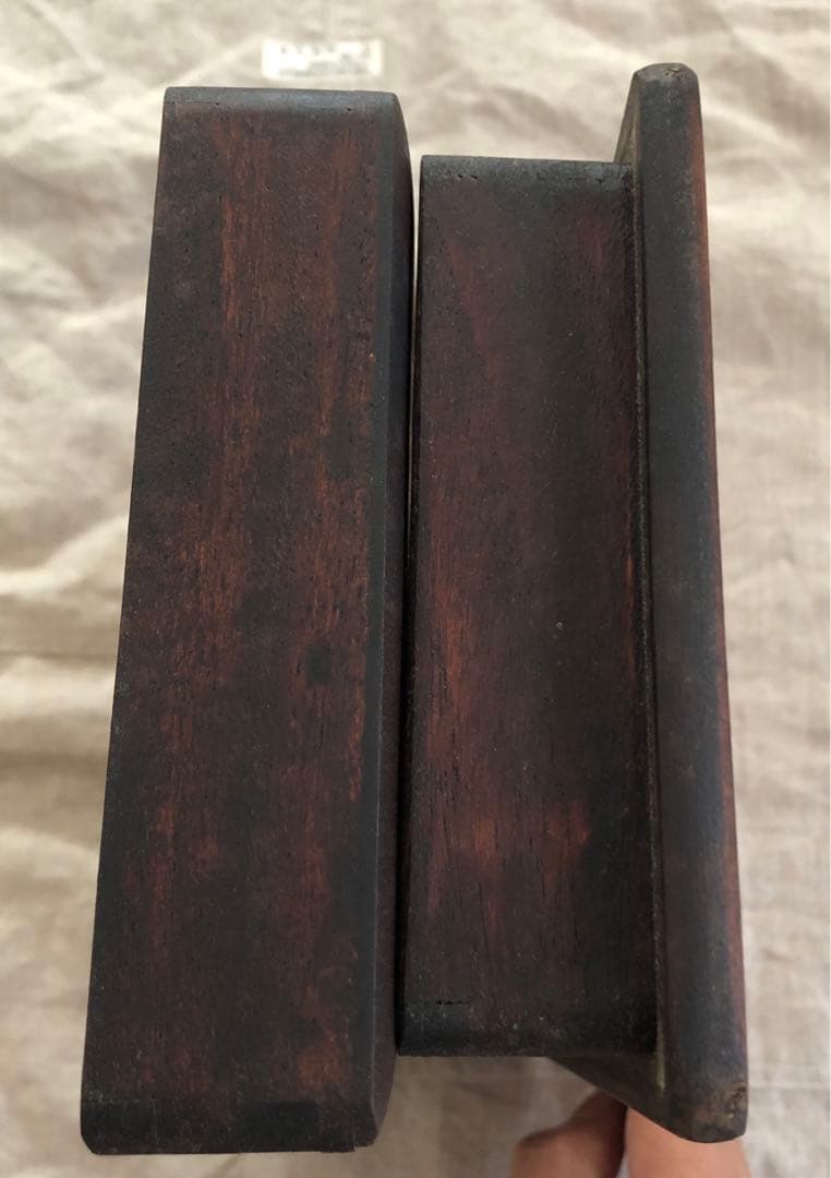 手描きろーけつ草木染め　楠木　筆箱