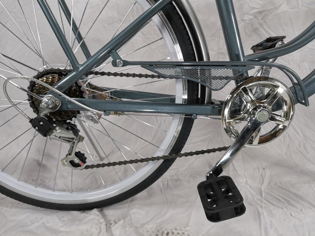 在庫処分超お得 新品KF24 自転車 シティサイクル シマノ製7段10