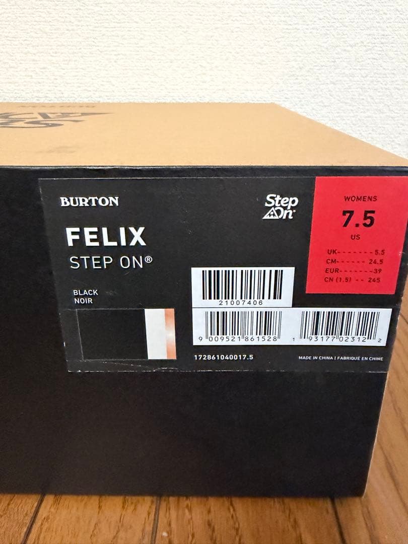 Burton FELIX Step onスノーボードブーツ
