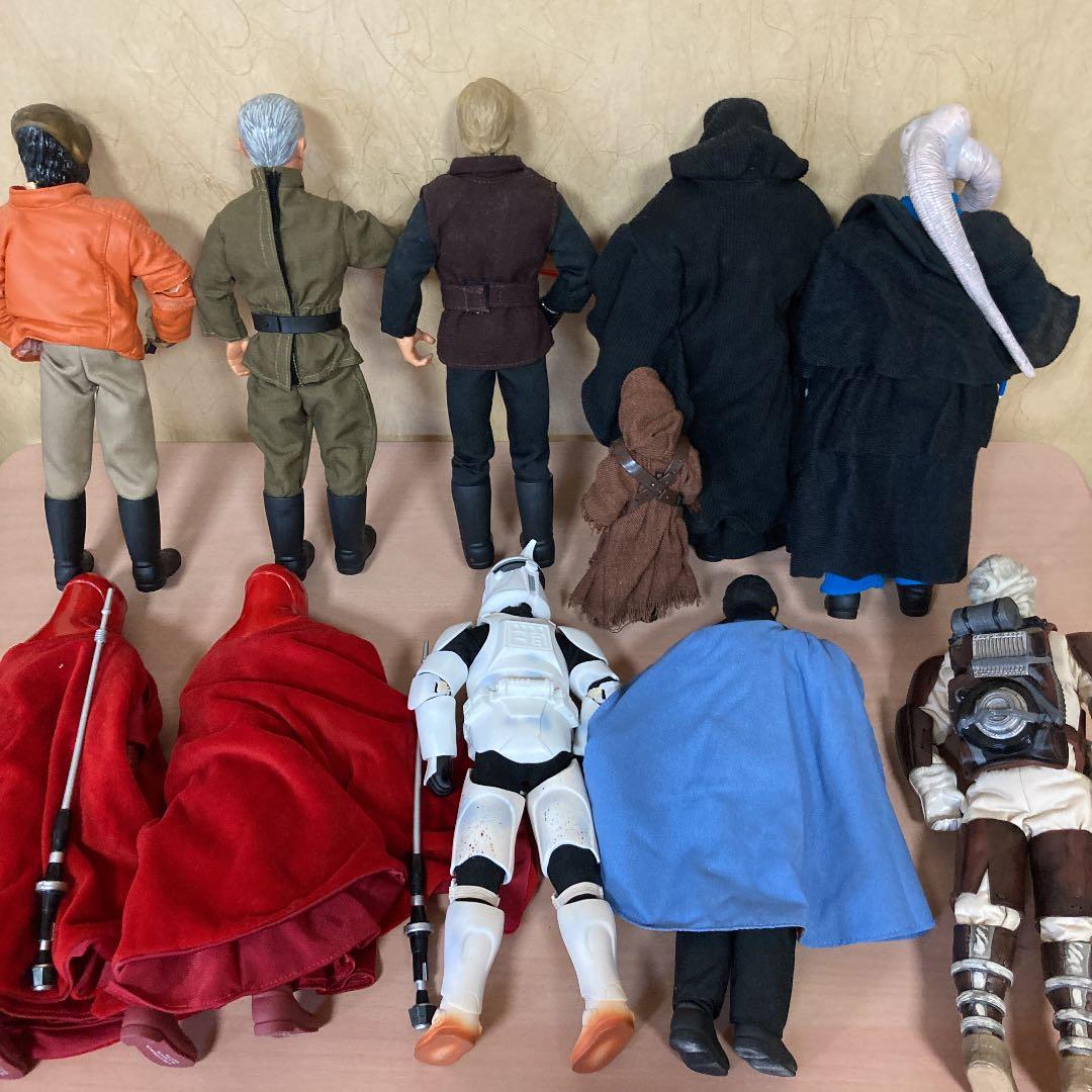 【めちゃ得】スターウォーズ　30センチ大フィギュア10体＋小1体＋武器色々セット