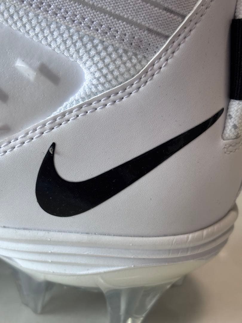 Nike アメリカンフットボール スパイク ホワイト　28㎝