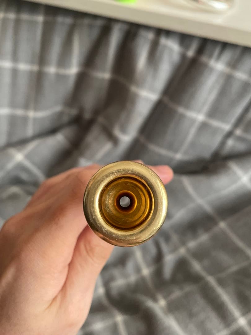 Bach トランペットマウスピース　3C　ゴールド　金メッキ