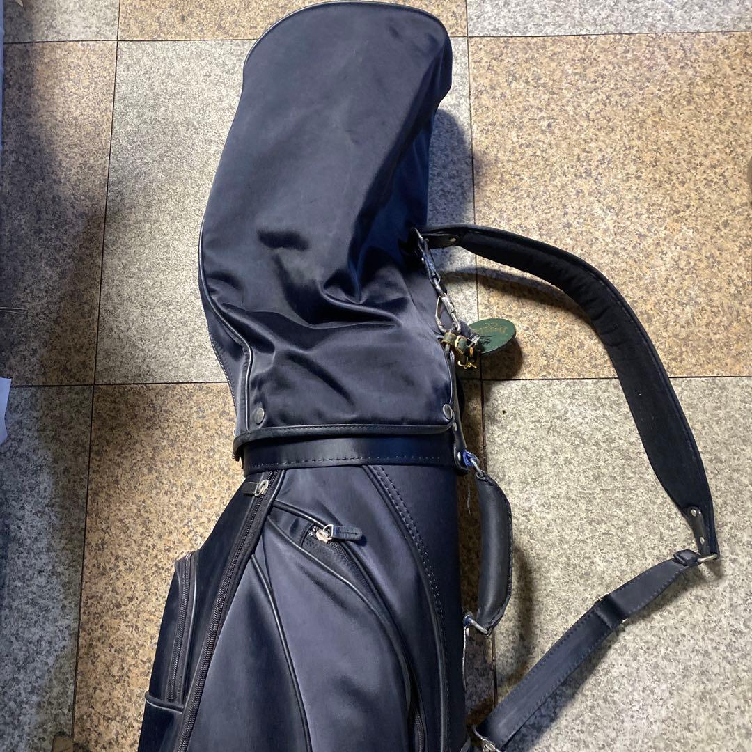 BURBERRY バーバリー ブラック ゴルフバッグ キャディバッグ 中古品