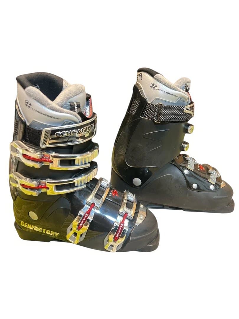 ☆GENFACTORY スキー用ブーツ ブラック ジャパン ワイドフィット☆