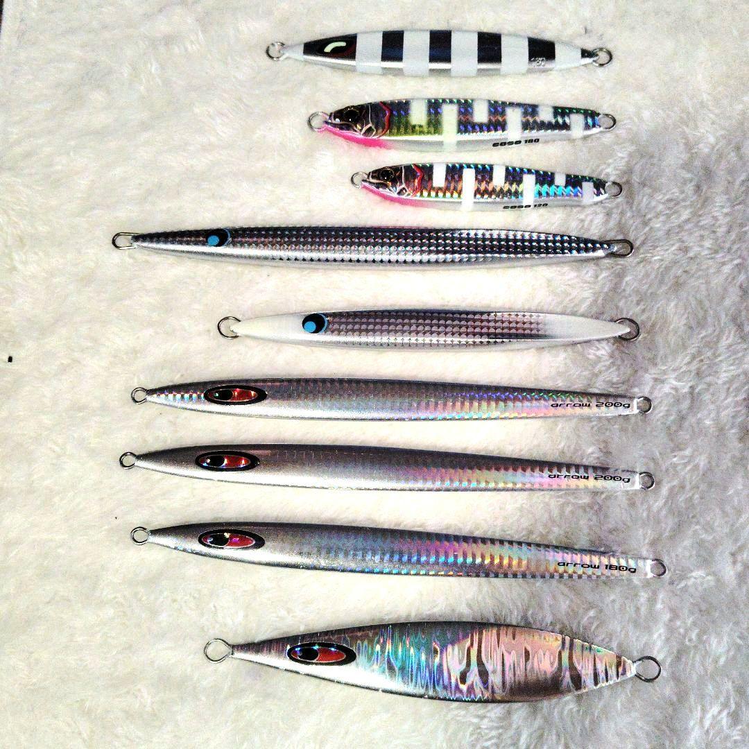 メタルジグ9個セット シーフロア・ウロコ・COSO・SHIMANO