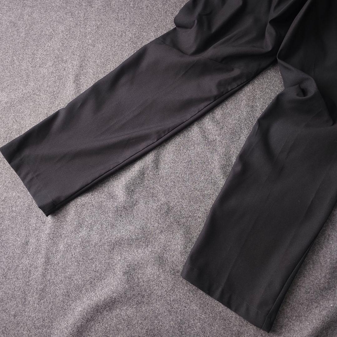 近年モデル デサントゴルフ ストレッチ素材ゴルフパンツ 黒 O LL大きいサイズ