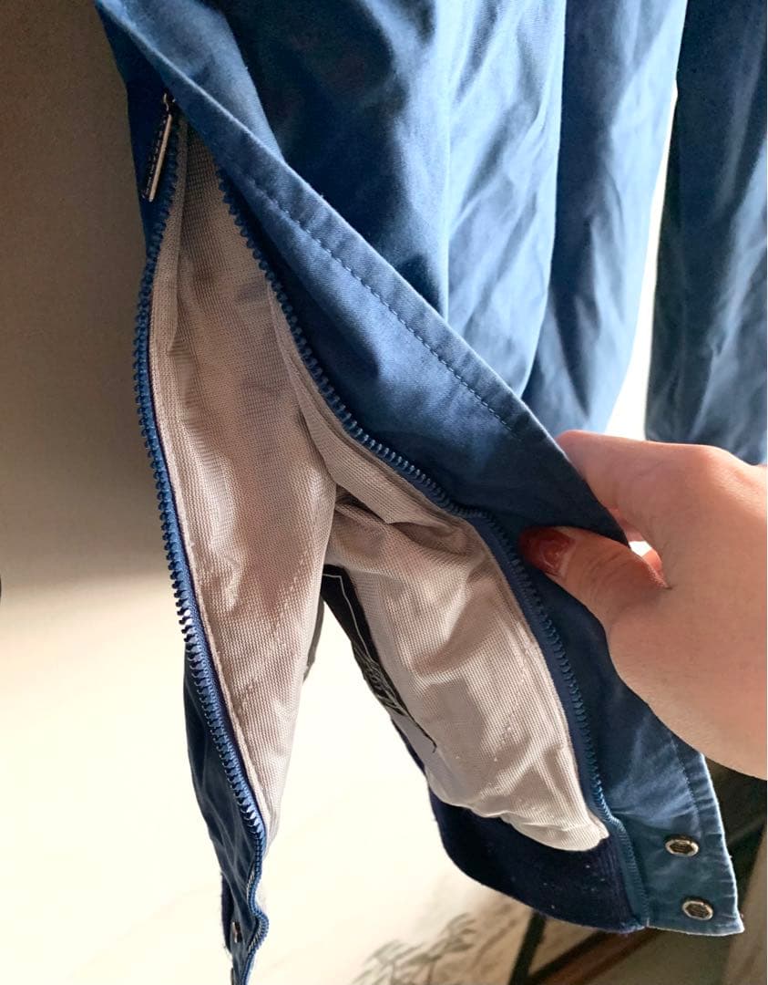 昭和レトロ DESCENTEデサント スキーウェア スノボ ジャケットデニム①