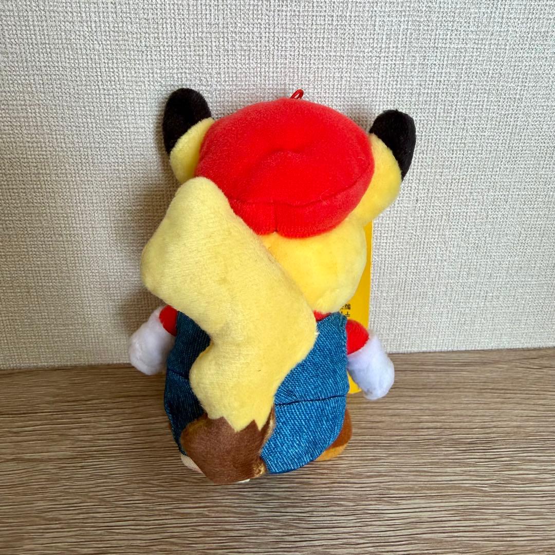 ピカチュウ マリオコスチューム ぬいぐるみ マスコット