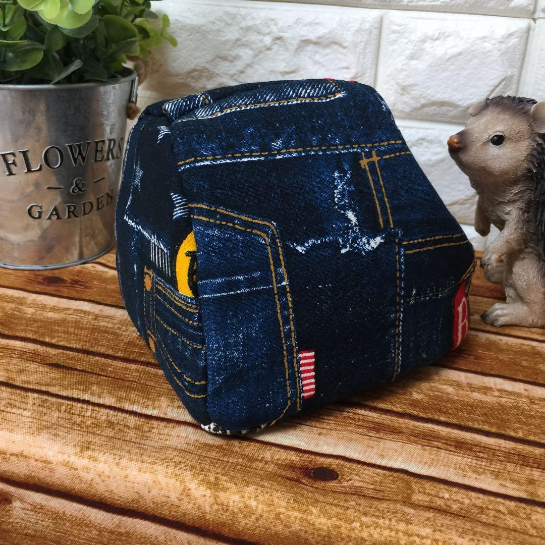 ハリネズミ寝袋  デニムお布団