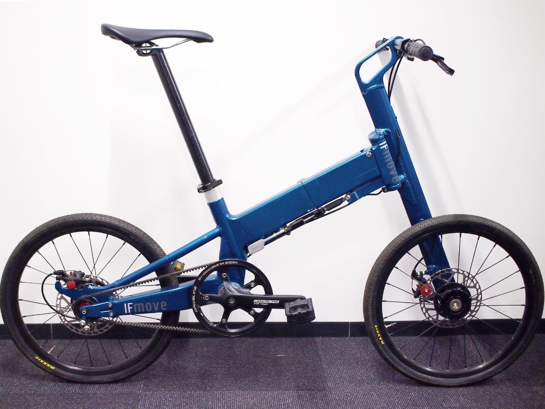 デザイナー折りたたみ自転車 ロンドンブルー1