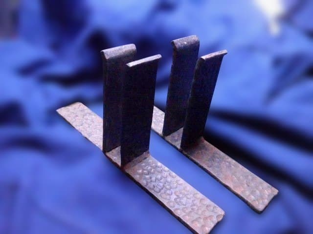 鉄製　ステンドグラス　オブジェクトスタンド　２台対